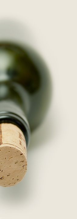 Bottiglia di vino rosso valtellinese